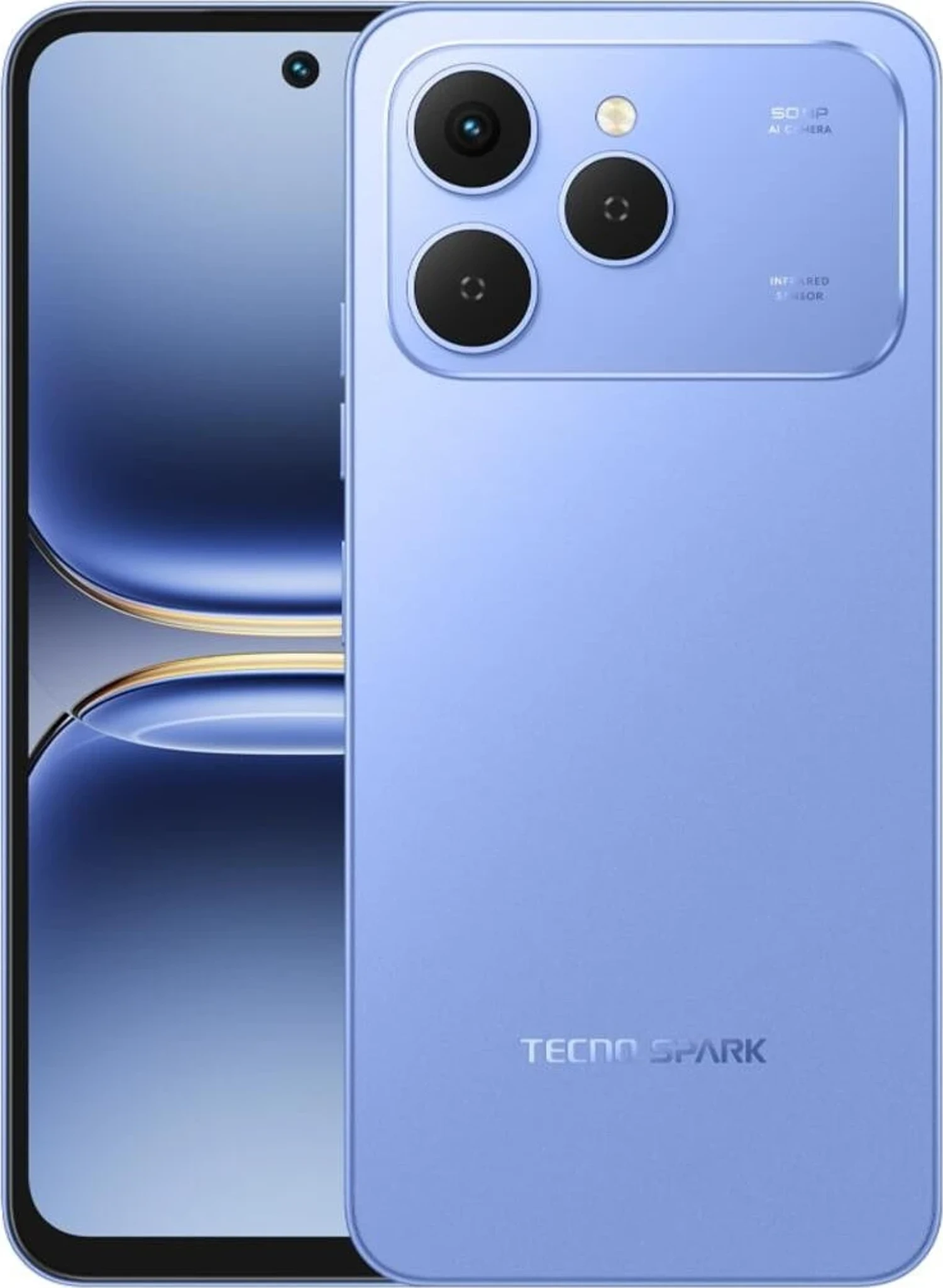 Tecno Spark 40 8 256 Cep Telefonu Mirage Blue