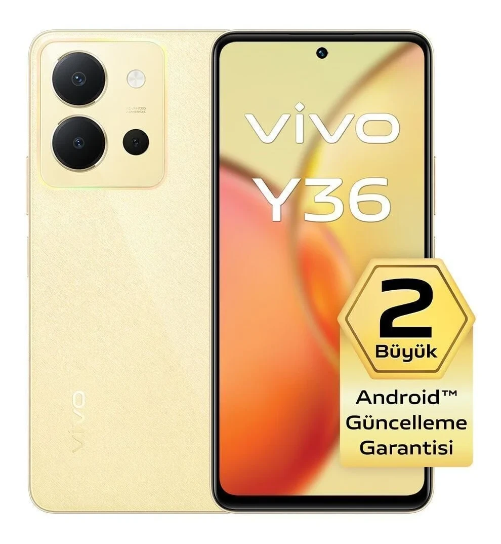vivo Y36 RAM Sarısı Cep Telefonu (vivo Türkiye Garantili)