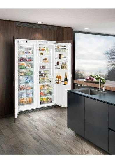 300lt No-frost Tek Kapılı Ankastre Buzdolabı + 8 Çekmeceli No-frost Ankastre Dondurucu Seti