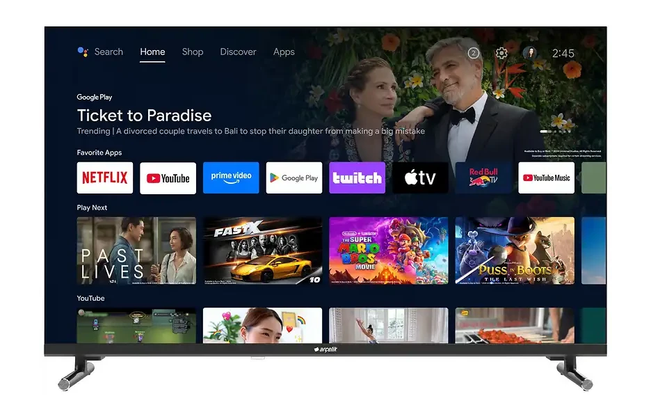 ARCELIK A 643 C Android 43 inç 109 cm Full-HD SMART TV Televizyon