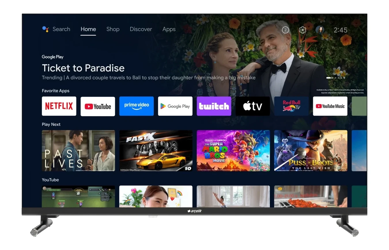 Arçelik A 643 C Full HD 43″ 109 Ekran Uydu Alıcılı Android Smart LED TV