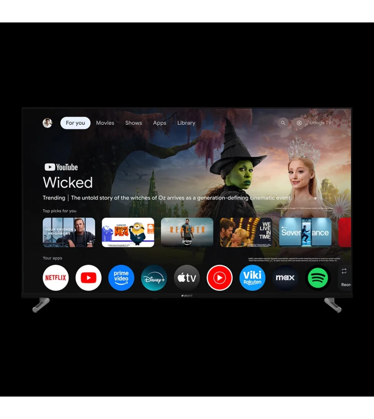 Arçelik A 755 C/55” 139 cm Google Televizyon