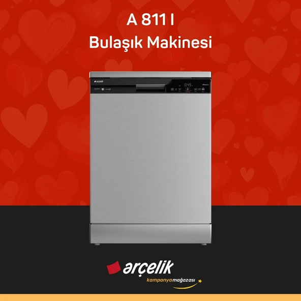 ARÇELİK A 811 I Diamond Serisi Solo Bulaşık Makinesi