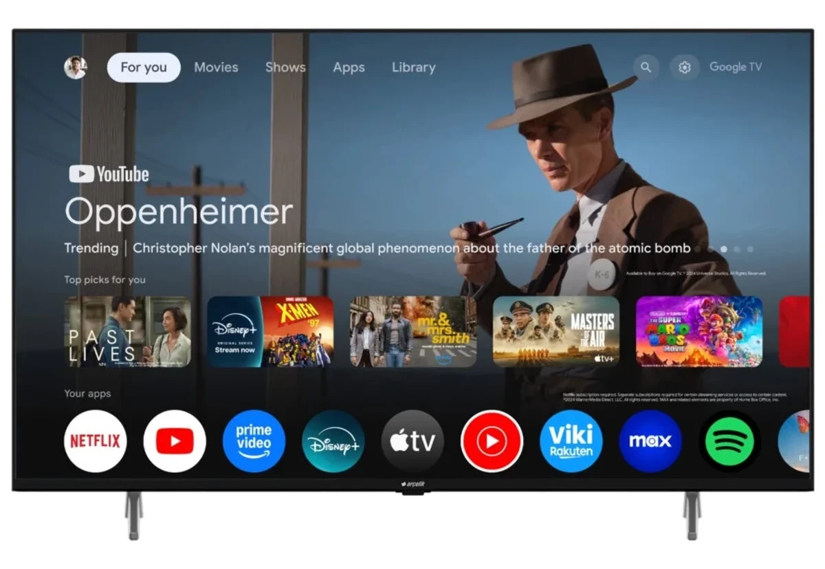 Arçelik A65 E 795 B Google TV