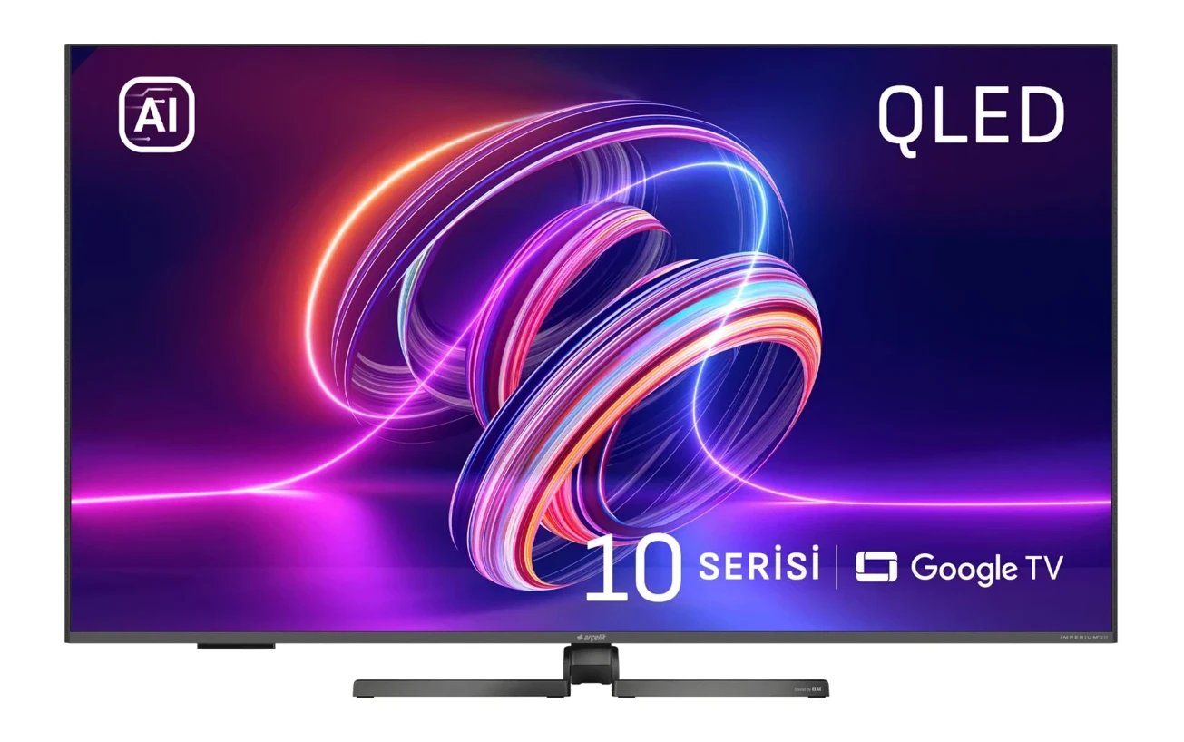 Arçelik Imperium 10 A 1055 C AI 4K Ultra HD 55″ 140 Ekran Uydu Alıcılı Google Smart QLED TV