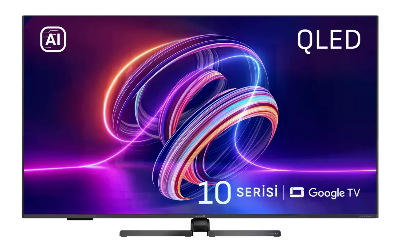 Arçelik Imperium 10 AI QLED 144Hz VRR 55″ 4K UHD Google TV – A 1055 C AI Smart TV
