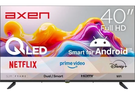 Axen AX40QLEDM-A14S Full HD 40″ 102 Ekran Uydu Alıcılı Android Smart QLED TV