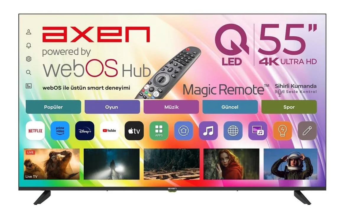 Axen AX55QUPRL-W02M 55