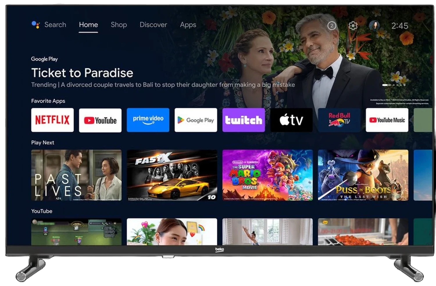 BEKO 32″ HD Android TV – B 632 C Smart TV