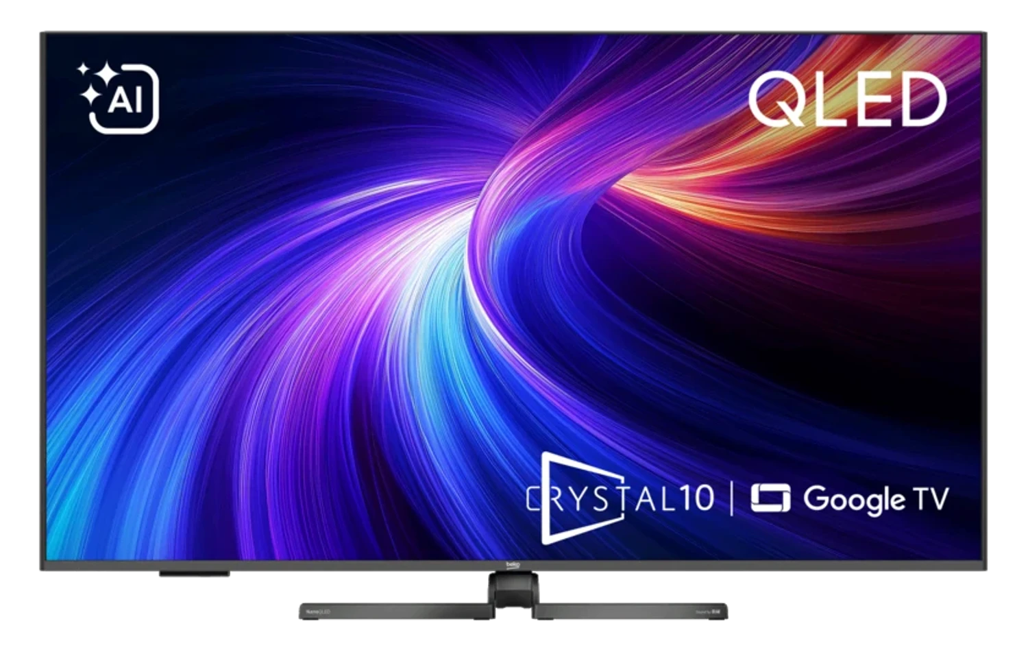 BEKO Crystal 10 AI QLED 144Hz VRR 55″ 4K UHD Google TV – B 1055 C AI Smart TV