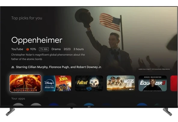 Beko Crystal 7 B 755 C 55″ 140 Ekran Uydu Alıcılı 4K Ultra HD Google Smart LED TV