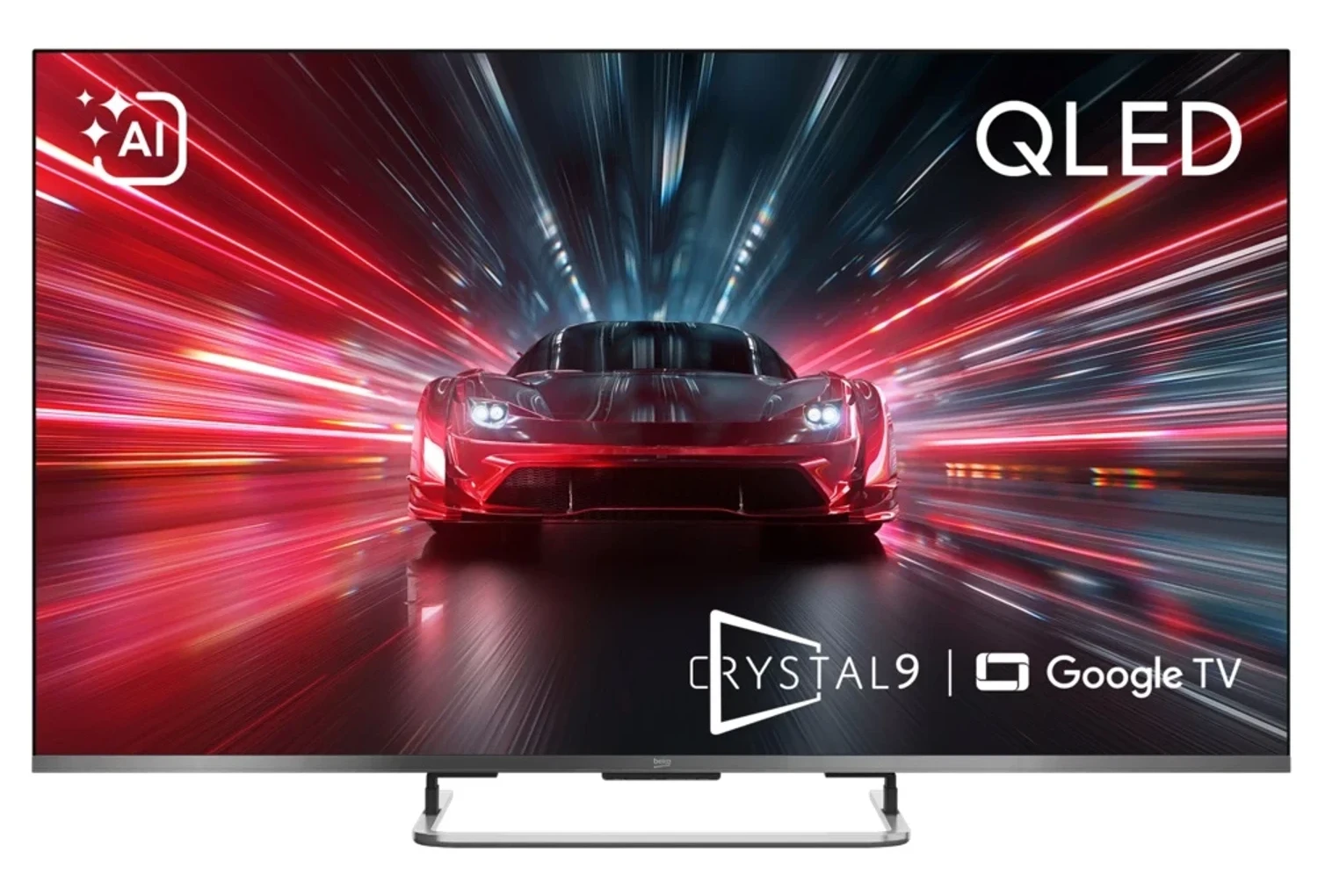 Beko Crystal 9 B 955 C AI 4K Ultra HD 55″ 140 Ekran Uydu Alıcılı Google Smart QLED TV