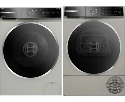 BOSCH WGB254ASTRTR Çamaşır Makinesi & WQB245AXTR KURUTMA MAKİNASI ***İTHAL SERİE 8 ÇAMAŞIR & KURUTMA SETİ ***