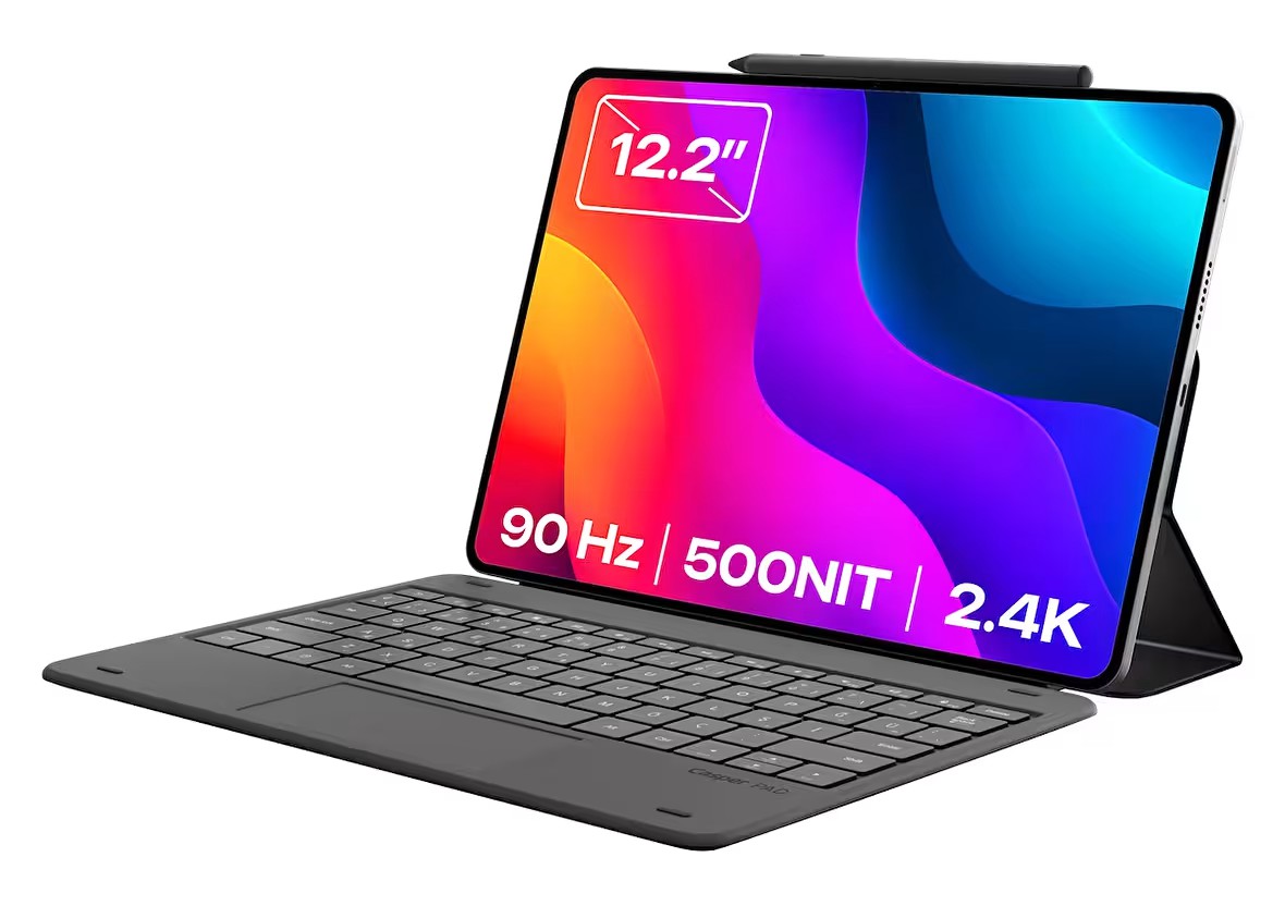 Casper PAD M10 Pro 12.2″ 2.4K Tablet RAM + Casper M10 Klavyeli Tablet Kılıfı + Prestige Kalem