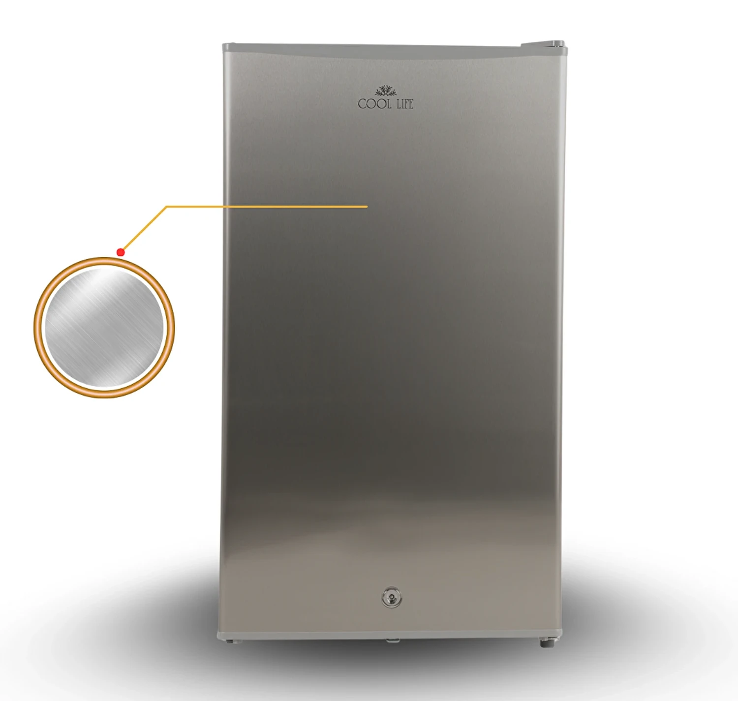 Cool Life Çift Sistem 91 Litre Krom 12 24 220 V Buzdolabı