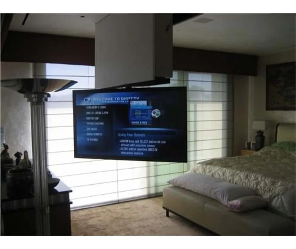 DİZAYNAKS 65 İnç Tavan Lift Ekstra İnen Dönen Lcd Led Plazma Tv Mekanizması