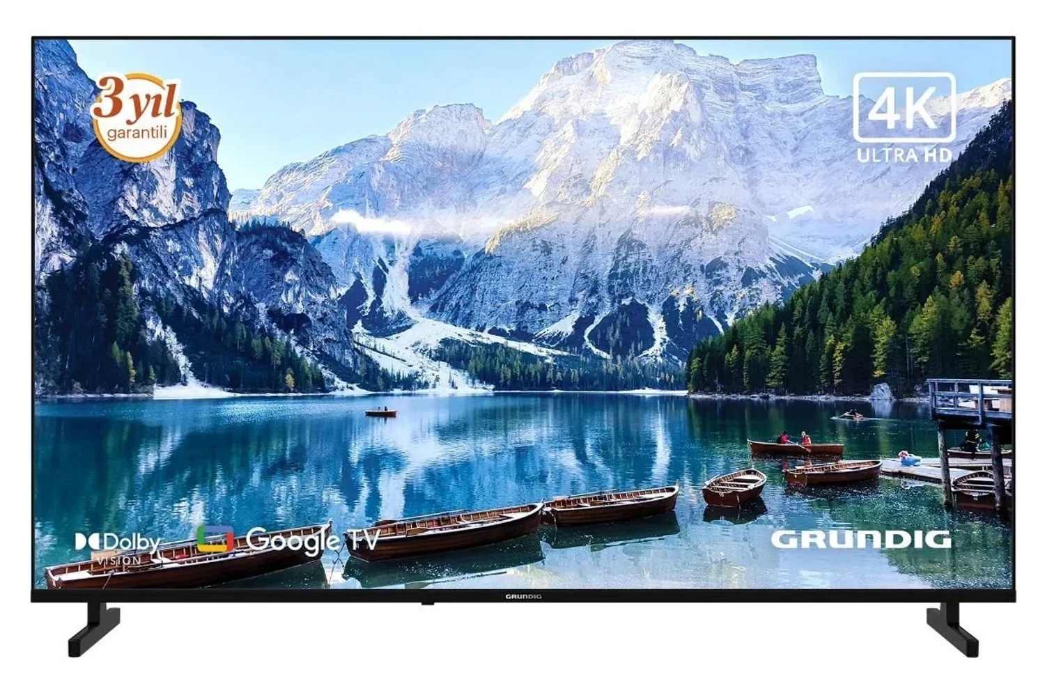 Grundig 50 GKU 700 50” 127 Ekran Uydu Alıcılı 4K Ultra HD Smart Google TV
