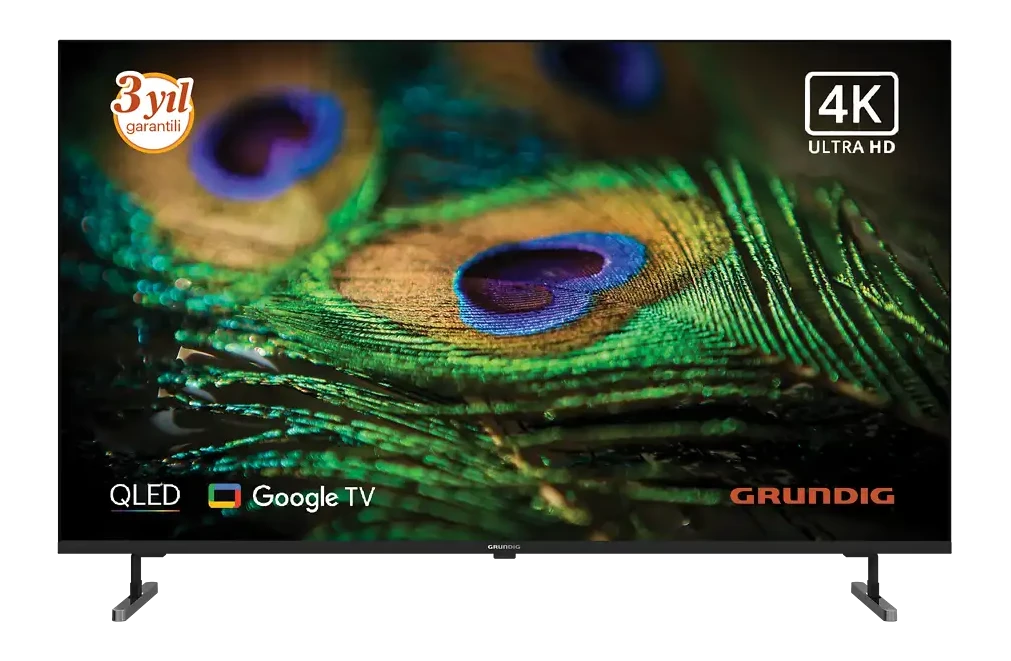 GRUNDIG 55 GQ 750A 55 inç 139 Ekran Uydu Alıcılı Google TV Smart 4K Ultra HD QLED TV
