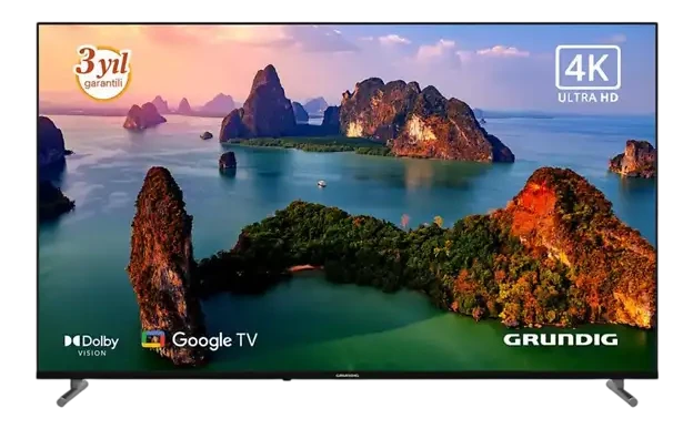GRUNDIG 65 GKU 750A 65 inç 165 Ekran Uydu Alıcılı Dolby Vision Google TV Smart 4K UHD LED TV