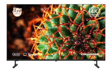 Grundig 65 GQ 700A 65″ 164 Ekran 4K Ultra HD Google Smart QLED TV