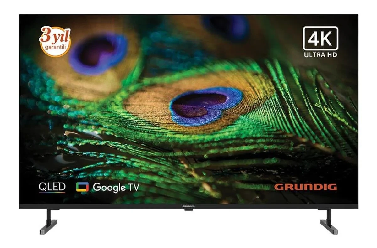 Grundig 65GQ750A 65inc 164 cm 4K UHD Google Smart QLED TV,Uydu Alıcılı