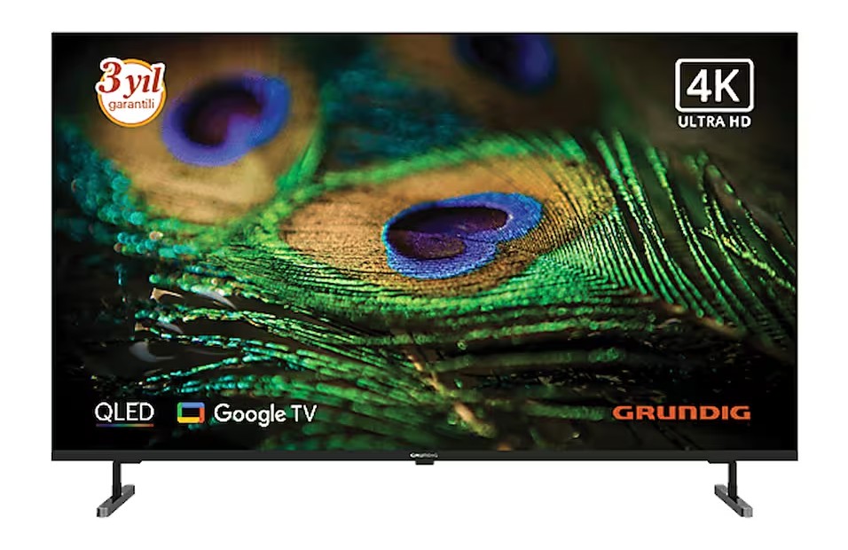 GRUNDIG 75 GQ 750A 75 inç 189 Ekran Uydu Alıcılı Google TV Smart 4K Ultra HD QLED TV