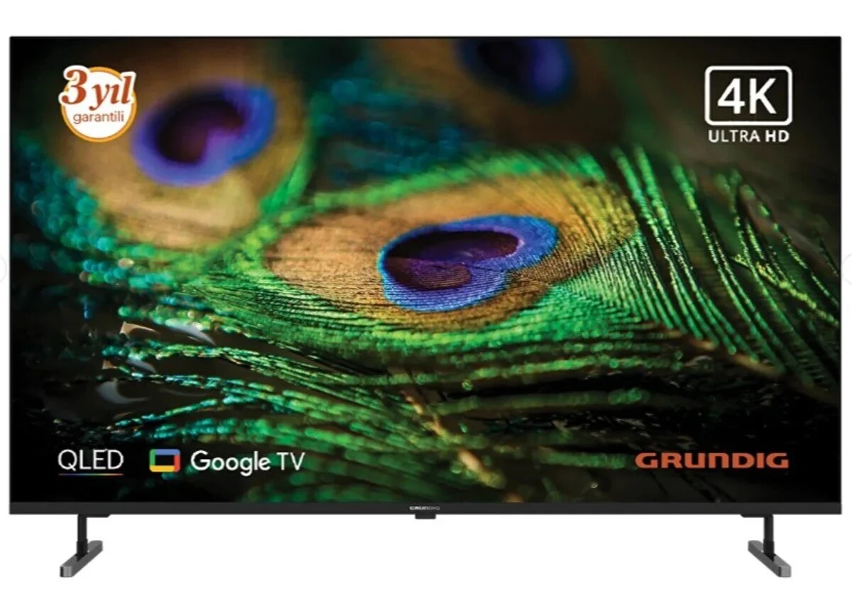 Grundig 75GQ750A 75inc 189 cm 4K UHD Google Smart QLED TV,Uydu Alıcılı