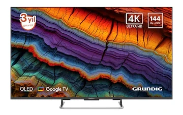 Grundig 75GQ800A 75″ 4k Ultra HD Google Smart QLED TV