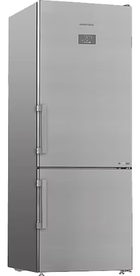 GRUNDIG GPKND 490 I E Enerji Sınıfı 490 L Duo-No Frost Alttan Donduruculu Buzdolabı Inox