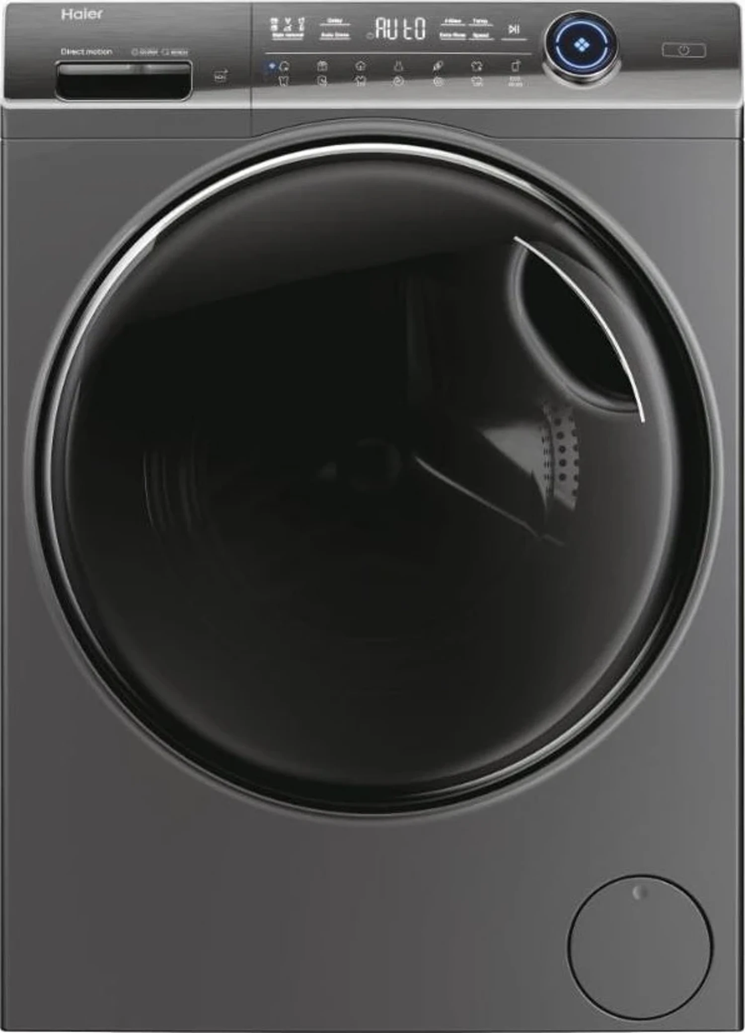 Haier HW100GBD14979SUS 10 kg Wi-Fi + Bluetooth Bağlantılı 1400 Devir Çamaşır Makinesi – Antrasit