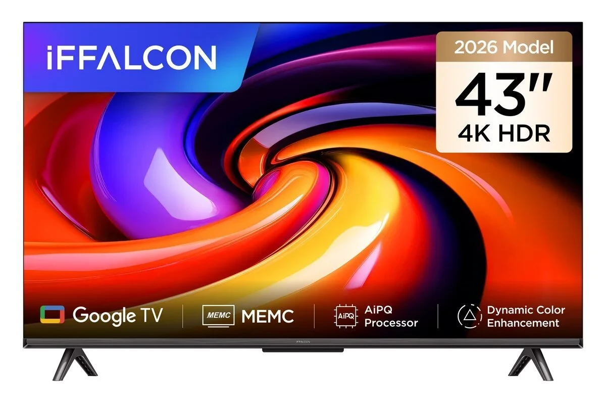 iFFALCON 43U65 43 İnç Akıllı TV 4K UHD HDR 10 Google TV, Dolby Audio (2026 Model)