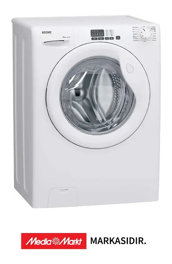KOENIC KWM 8115 B INV B Enerji Sınıfı 8 kg 1200 Devir Çamaşır Makinesi