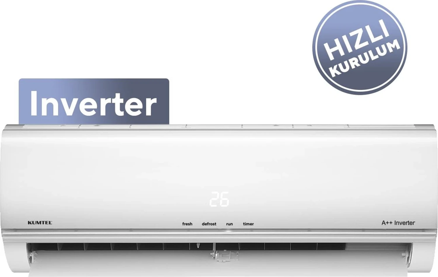 Kumtel Matsu KMSAC-18 A++ 18.000 BTU Inverter Duvar Tipi Split Klima