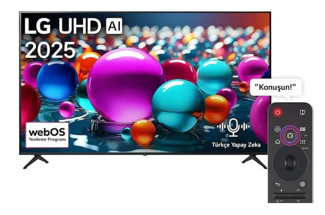 LG 55 inç 139 Ekran 4K Smart AI Sihirli Kumanda HDR10+ webOS25 UHD TV