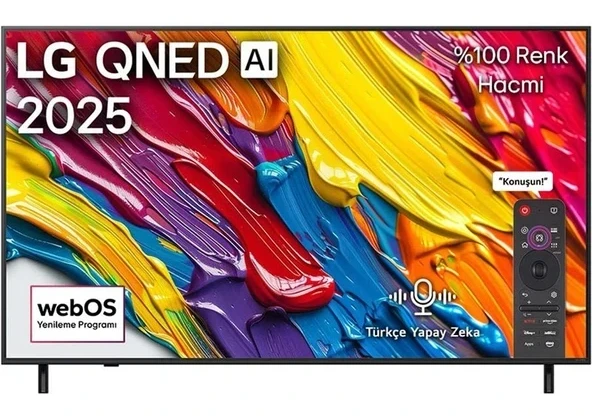 LG 65QNED82A6B 65” 164 Ekran Uydu Alıcılı 4K Ultra HD webOS QNED TV