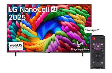 LG 75NANO90A 75″ 4K Smart AI U WEBOS25 NANOCELL TV