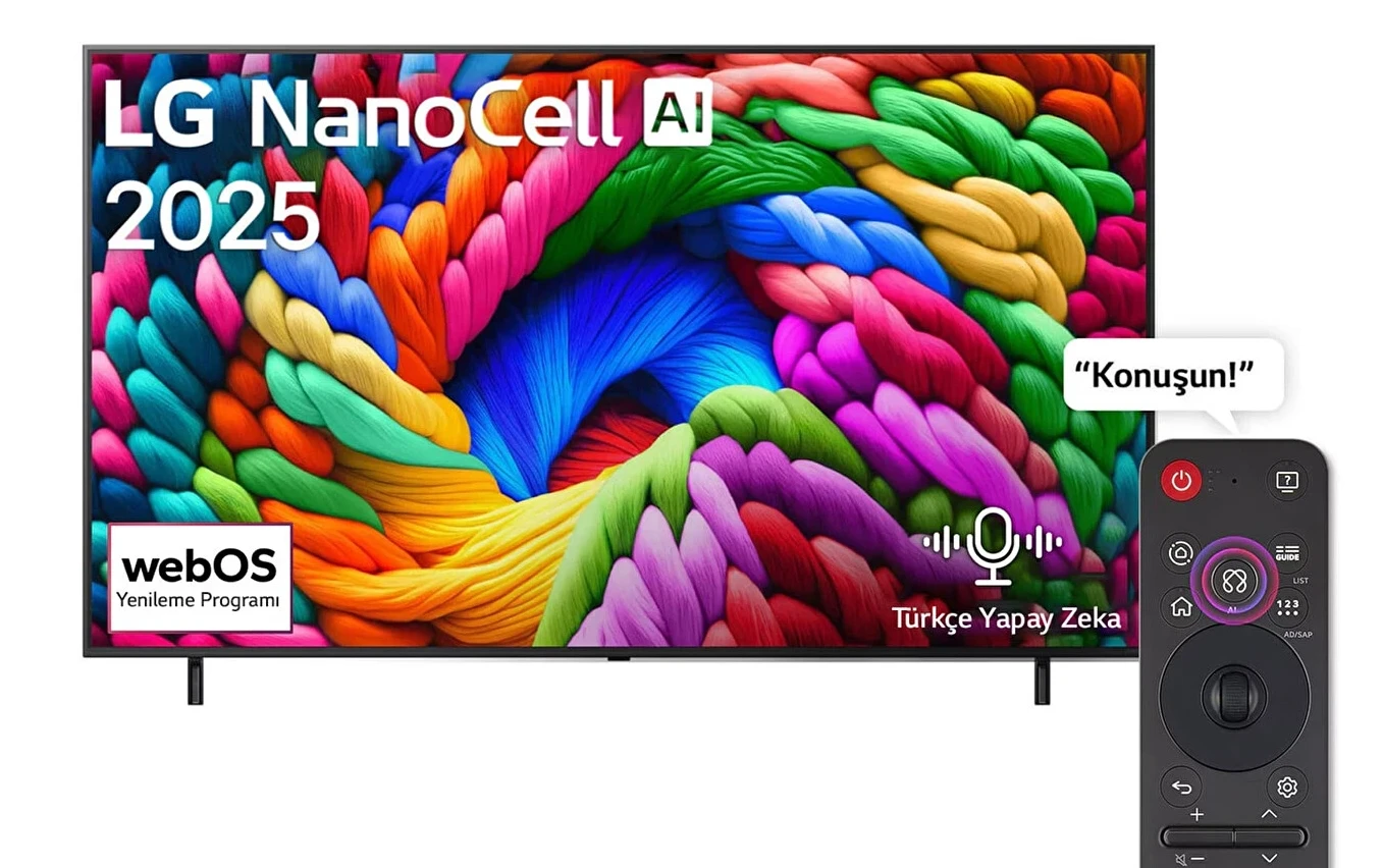 LG 75NANO90A6B.APDZ 75 190 Ekran 4K UHD WebOS LED TV