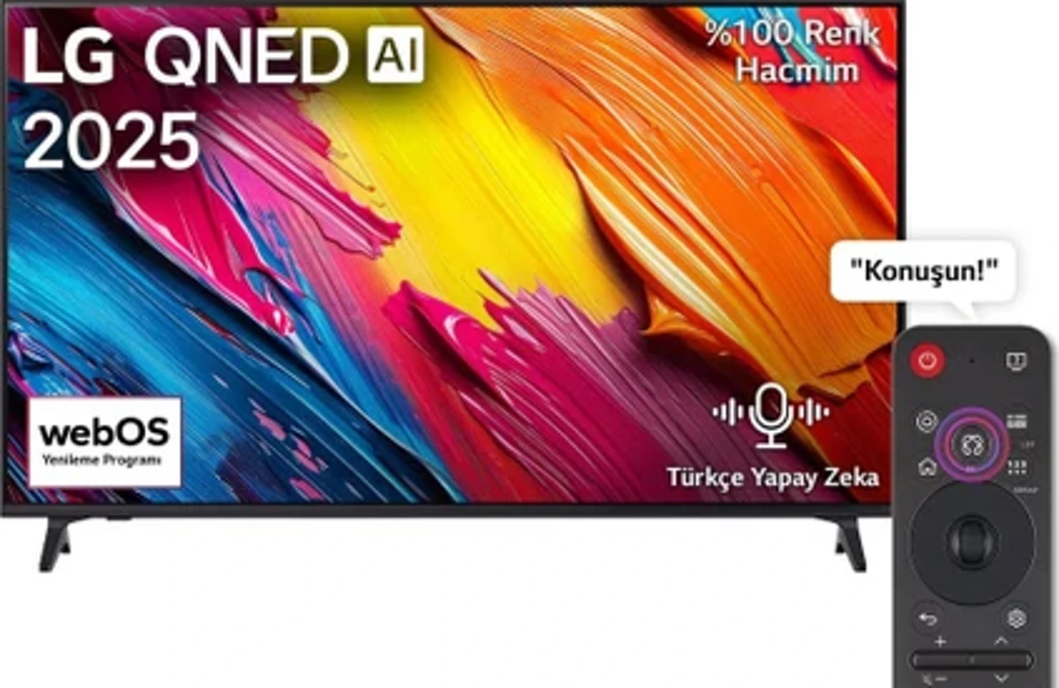 LG 75QNED70A6A 75” 189 Ekran Uydu Alıcılı 4K Ultra HD Smart QNED TV