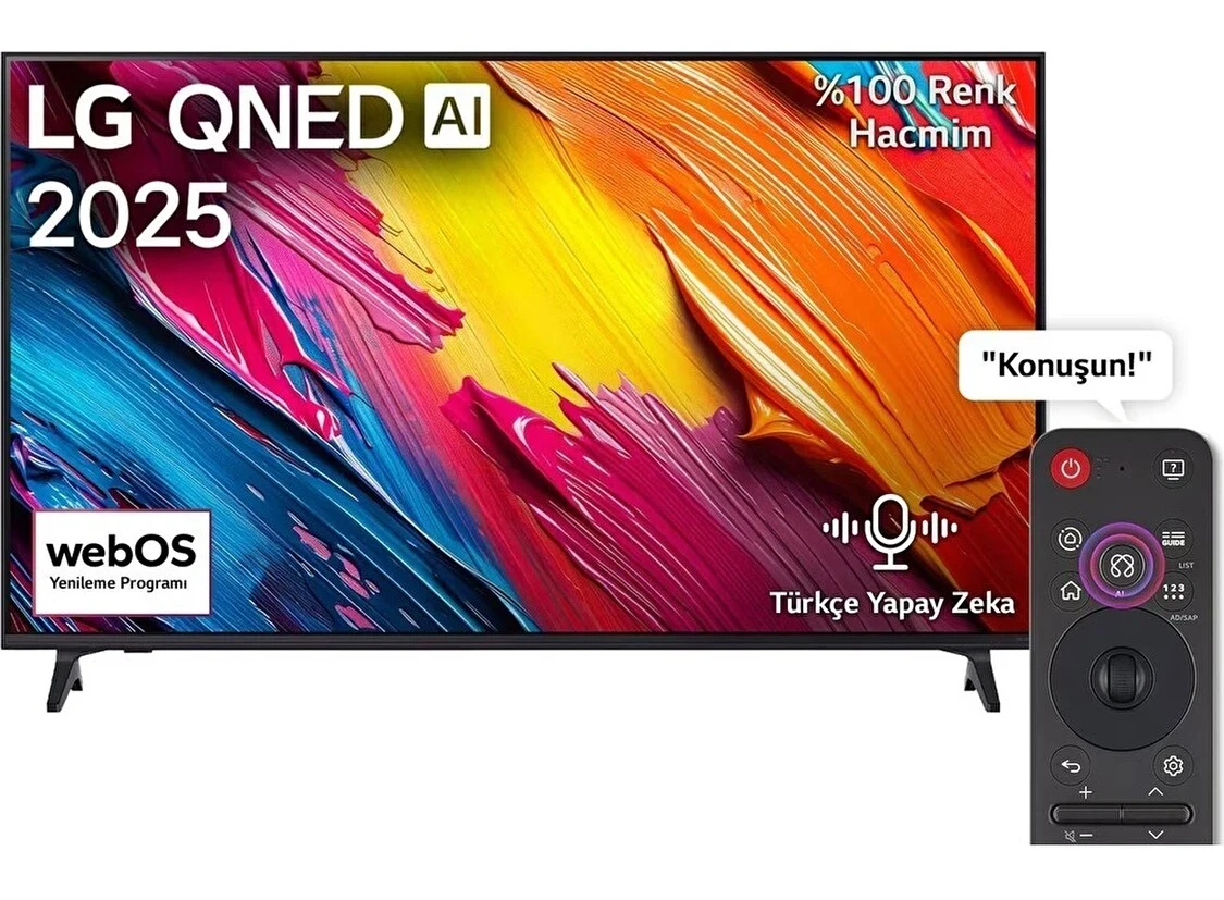 LG 75QNED70A6A.APEZ 75 190 Ekran 4K UHD WebOS Smart LED TV