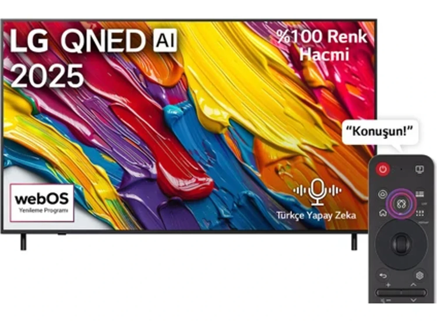 LG 75QNED82A6B 75” 190 Ekran Uydu Alıcılı 4K Ultra HD webOS QNED TV