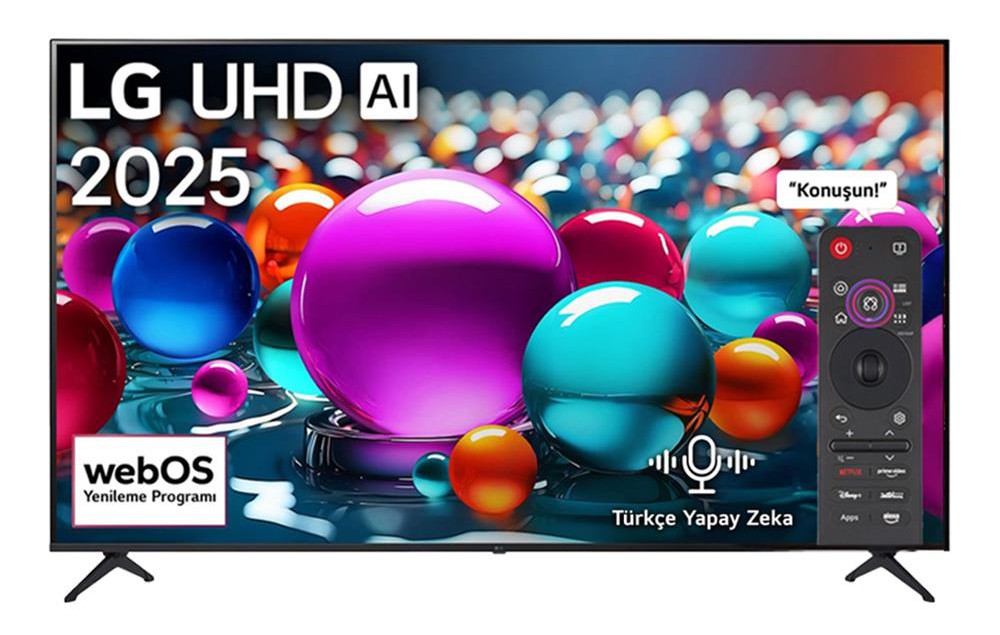 LG 75UA85006 75inc 190 cm 4K UHD Sihirli Kumanda Uyumlu webOS25 Smart TV,Uydulu