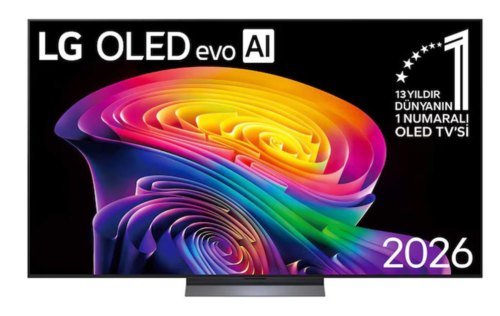 LG OLED55C64LA 55 inç 139 cm 4K OLED evo Smart TV AI Sihirli Kumanda webOS26,Uyd