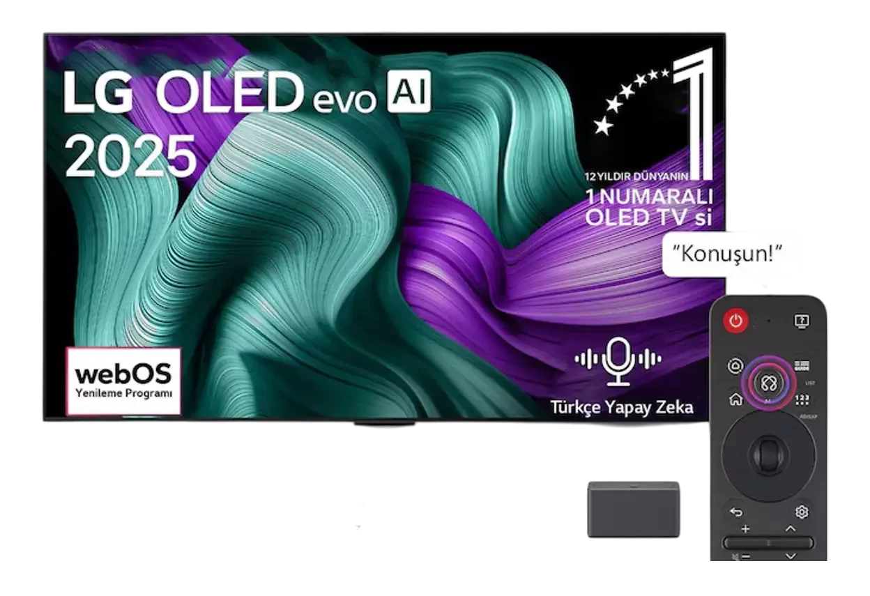 LG OLED77M59LA 77 inç 195 Ekran Uydu Alıcılı M5 Smart 4K 144Hz Video ve Ses Aktarımı ile Kablosuz Görüntü İletebilen Evo AI OLED TV