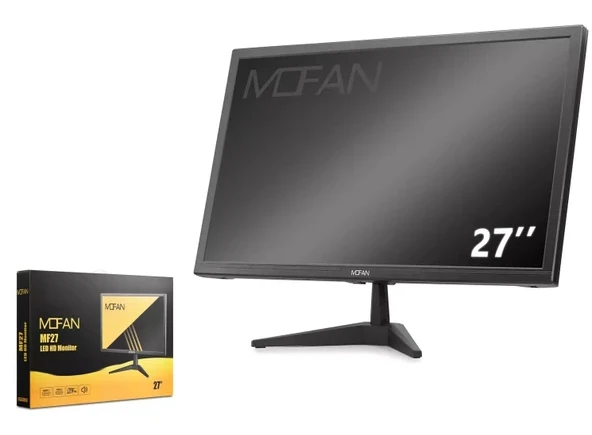 Mofan Mf27 27 İNÇ led Full Hd Monitör tv Hoparlör Hdmi + Vga 75Hz 1920 12V Girişli – Tekne, Karavan için Uygun