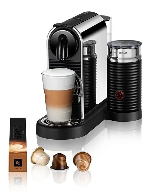 Nespresso D145 Citiz Platinum Bundle ,Paslanmaz Çelik
