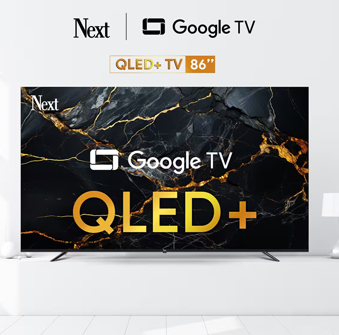 Next YE-86 JFSG8-QLED Plus 86″ 220 Ekran Google Tv Q-Led Tv