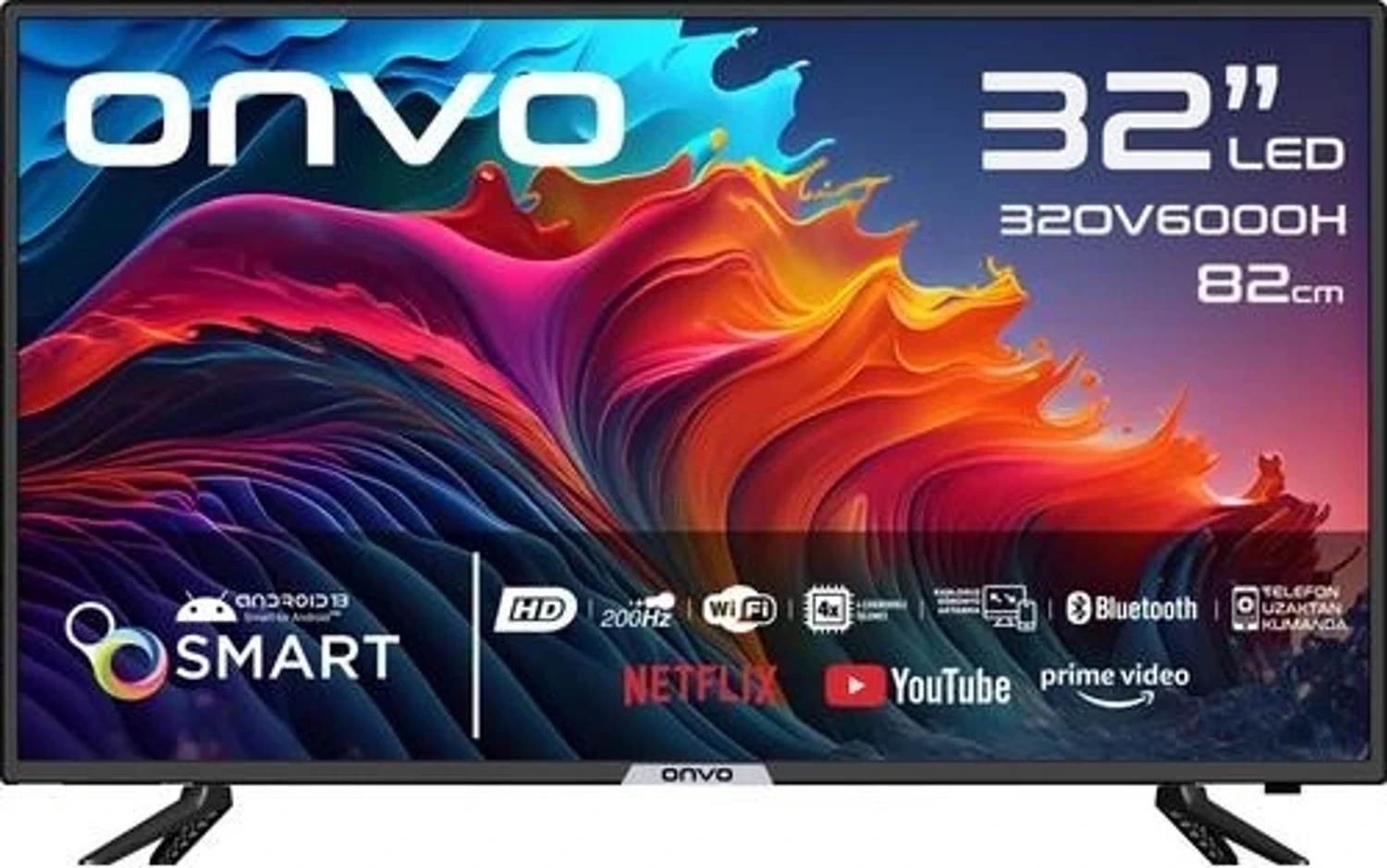 Onvo 32OV6000H 32″ Hd Ready Android Smart Led Tv