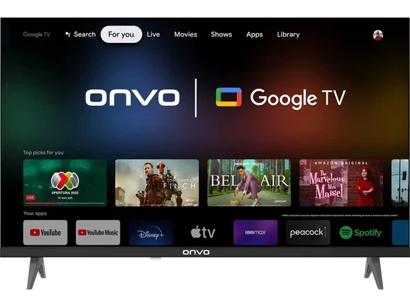 Onvo 32OVF4000AH 32’’ 82 Ekran Uydu Alıcılı HD Ready Google LED TV