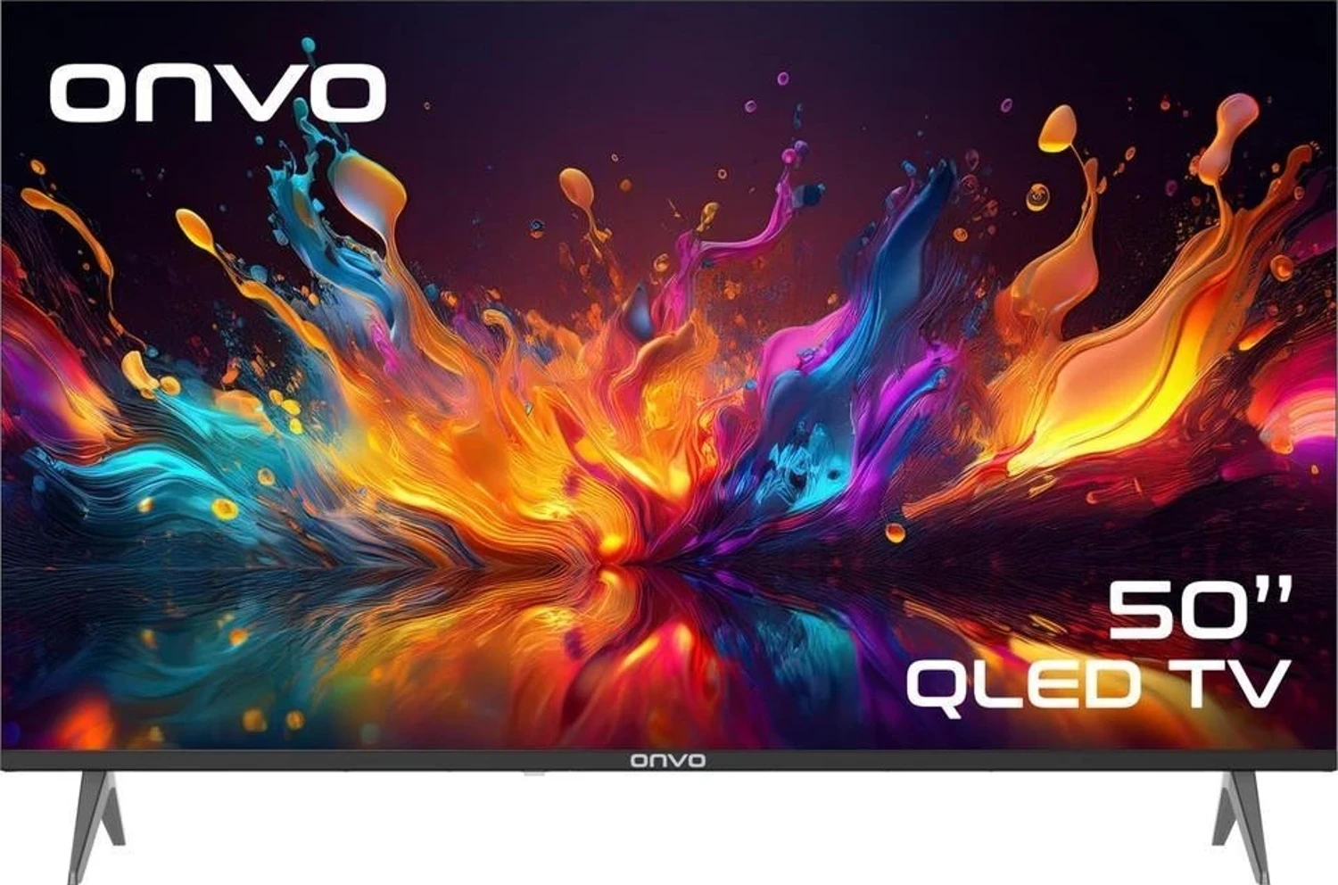 Onvo 50OVF9001UQ 4K Ultra HD 50″ 127 Ekran Uydu Alıcılı Google Smart QLED TV