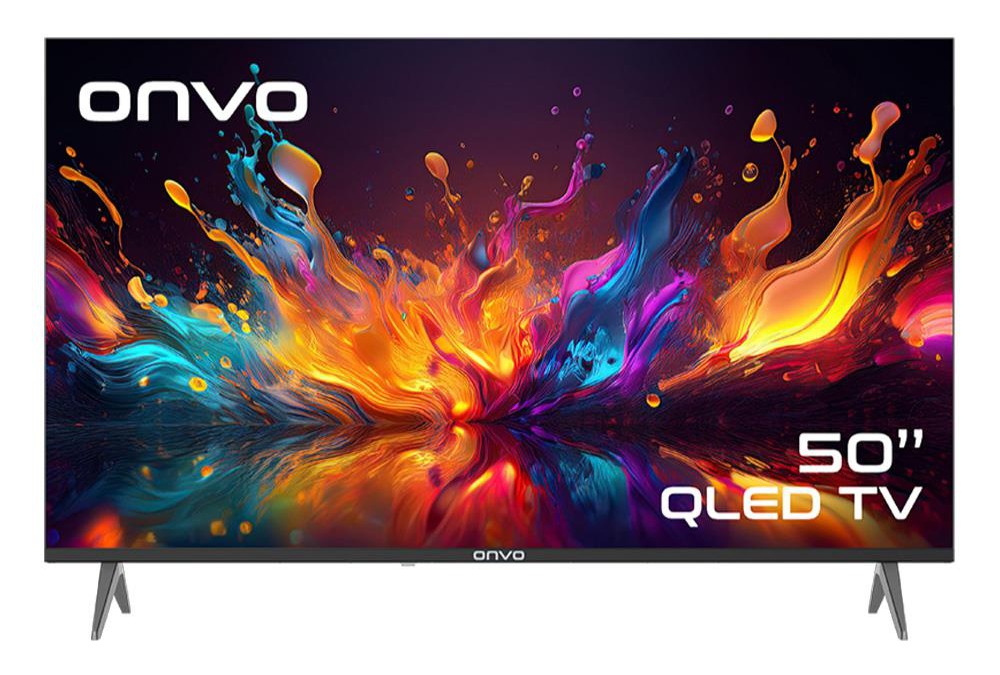 ONVO 50VQ90F3UA 50inc 127 cm 4K UHD Google Smart QLED TV,Uydu Alıcılı
